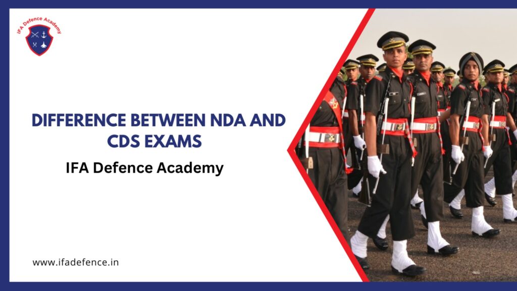 Difference between NDA and CDS exams