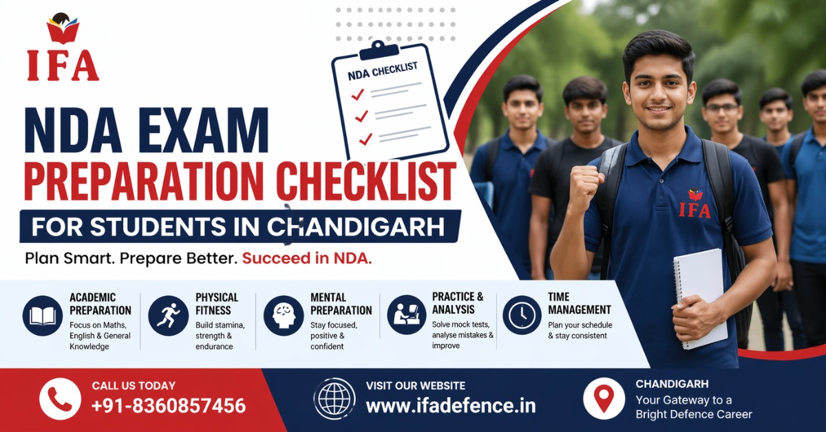 Step-by-Step NDA Exam Preparation Checklist for Students in Chandigarh